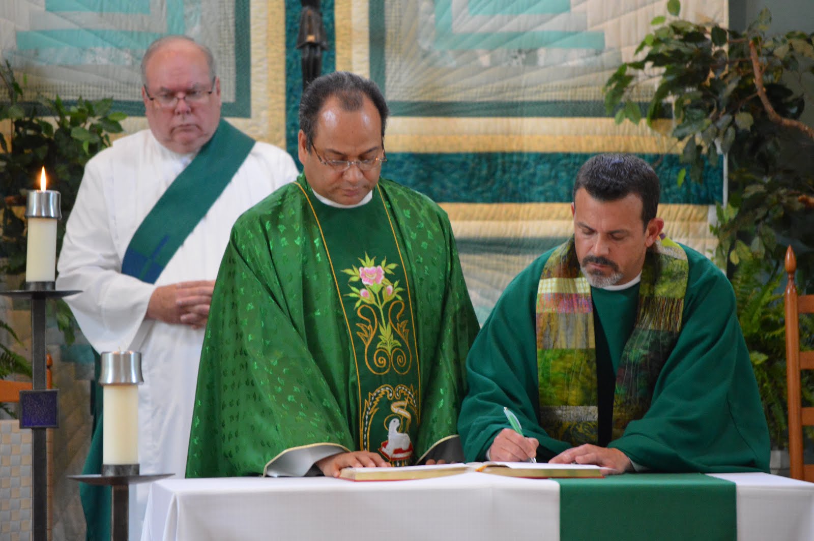 Fr. Abraham installation mass